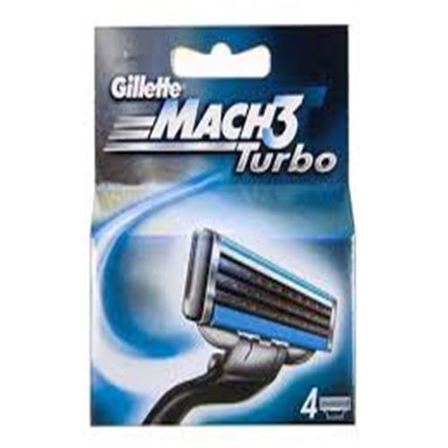 GILLETTE MACH3 TURBO 4N.